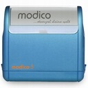 Modico 5 Samofarbiaca pečiatka | 62x22 mm | 7 riadkov | MODRÝ RÁM