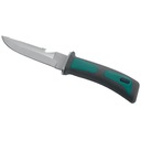 Nôž SEAC Bat s ostrou špičkou - zelená farba