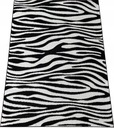 Koberec ZEBRA, čiernobiely, 133x190 cm