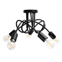 LOFT EDISON STROPNÉ ZÁVESNÉ SVIETIDLO 5 x E27