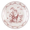 Porcelánový dezertný tanier červený 20 cm C&E