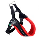 Malý pes HARNESS M 43-58cm TRE PONTI Mesh RED Jack Russell