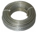 Hliníkový záhradnícky drôt v PVC opletení 3mm - 50M