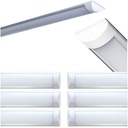 6x LED STROPNÉ SVÍTIDLO BIELE NEUTRÁLNE 120cm