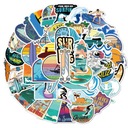 VODEODOLNÉ NÁLEPKY NA LAPTOP MIX SURFING 50 ks