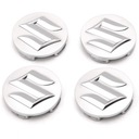 4 kryty kolies SUZUKI 54mm SILVER