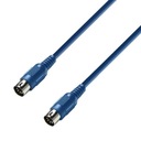Adam Hall Cables K3 MIDI 0300 BLU - MIDI Cable 3 m
