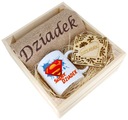 SKVELÝ DARČEK PRE DEDKA UTERÁK + KRABIČKA NA HRNKY