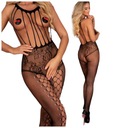 Otvorené bodystocking, ODHADENÉ PRSÍ, otvorený rozkrok
