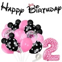 BALOONS narodeninový set pre 2-ročnú MINI MINNIE MOUSE