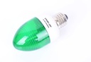 Záblesková žiarovka E27 zelená Signalizačné zariadenie