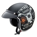 Otvorená motocyklová prilba W-TEC Café Racer XL