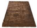Hrubý trblietavý strieborný koberec Shaggy Royal ~200x300