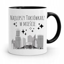 ČIERNY hrnček PRE NAJLEPŠIEHO TAXIKÁRA V MESTE