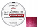 DRAČÍ BRAID INVISIBLE VANISH RED 135M 0,10MM