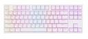 Drôtová klávesnica Genesis Thor 404 TKL Kailh Brown RGB, biela