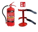 Práškový hasiaci prístroj 6 kg ABC/E + vešiak na kombajn H&S