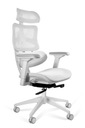 Ergotech ergonomická stolička, biela Unique