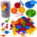 Súprava na učenie sa počítania a farieb Montessori hra ABAB SORTER MEGA TUBA
