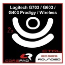2 x CorePad CRTL Glides Logitech G403 G603 G703