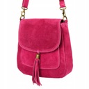 Dámska kožená kabelka Suede retro messenger bag
