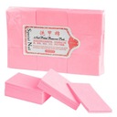 Bezprašné tampóny na nechty 1000ks ružové kozmetické vatové tampóny