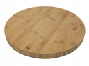 Bambusový podnos okrúhly 40 cm, hrubý