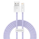 USB kábel pre iPhone 12 11 X Xs 8 7, 2,4A 2m BASEUS