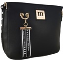 Dámska taška Monnari Messenger s príveskom a logom Premium Collection