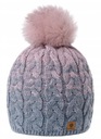 TEPLÁ zimná ČIAPKA Woolk Pola brmbolce a fleece