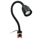 Strojová lampa 5W LED ABS + zákl magnet - 230V