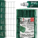 Plotové pletivo pozinkované + PVC zelené, 10m, 0,6m
