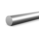 Kruhová tyč z nehrdzavejúcej ocele, kyselinovzdorná, priemer 50 mm, 1.4307 / 304L, 100 cm