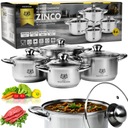 SET HRNCOV SET Zinco 8 el INDUKČNÝ PLYN vyrobený z NEREZ 18/0
