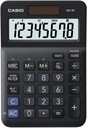 Casio MS-8F kancelárska kalkulačka, 8-miestna, 103x147x28,8mm, čierna