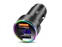 RÝCHLA Autonabíjačka s voltmetrom 2xUSB