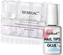 Sada Semilac TIPSY CLEAR + Isabellenails GLUE na predlžovanie nechtov
