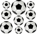 NÁLEPKY nástenné FUTBAL sada detských lôpt M