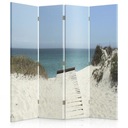 Obojstranná obrazovka, priechod na pláž - 145x170
