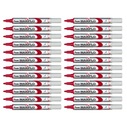 Okrúhly popisovač na tabuľu Pentel Maxiflo Red
