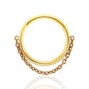 Titanium Gold Clicker s reťazou 1,2/10