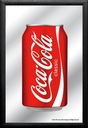 Coca-Cola Classic plechovka.Tarové zrkadlo 20X30 cm