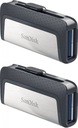 Pamäť SanDisk 256GB Ultra Dual USB Type-C x 2