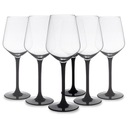 Poháre na biele víno Rubin Black 290 ml