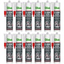 12x NEUTRAL CLEAR Silikón Neodfarbuje OXYM