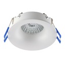 Zápustná objímka TK Lighting Hermetic EYE GU10 IP44 - biela