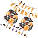 1 sada 35 kusov bannerov na halloweensku tortu