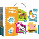 PUZZLE 4v1 BABY CLASSIC ZVIERATKA V COUNTRY 3/4/5/6 kusov
