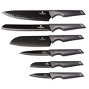 Sada 6 kusov kuchynských nožov Berlinger Haus Carbon Pro BH-2576 Light and Sharp