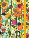 Zápisník Zápisník A5 Peter Pauper Press Sunflower Watercolor